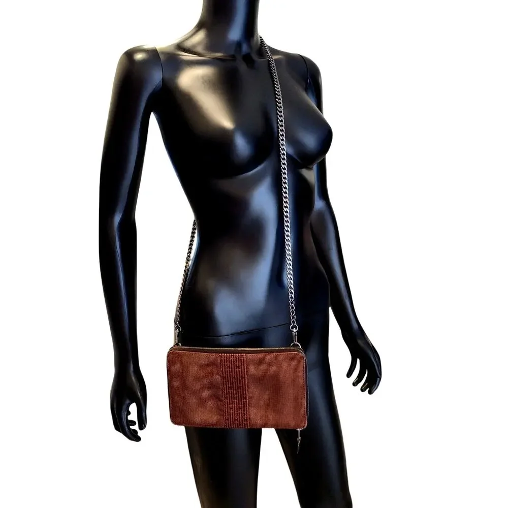 Hermes Round Zipper Long Wallet Yale Line Perth Gm Dark - Picture 3 of 16